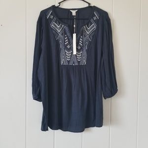 Caslon Boho Tunic Top